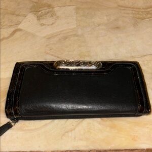 Brighton Black and Brown Wallet